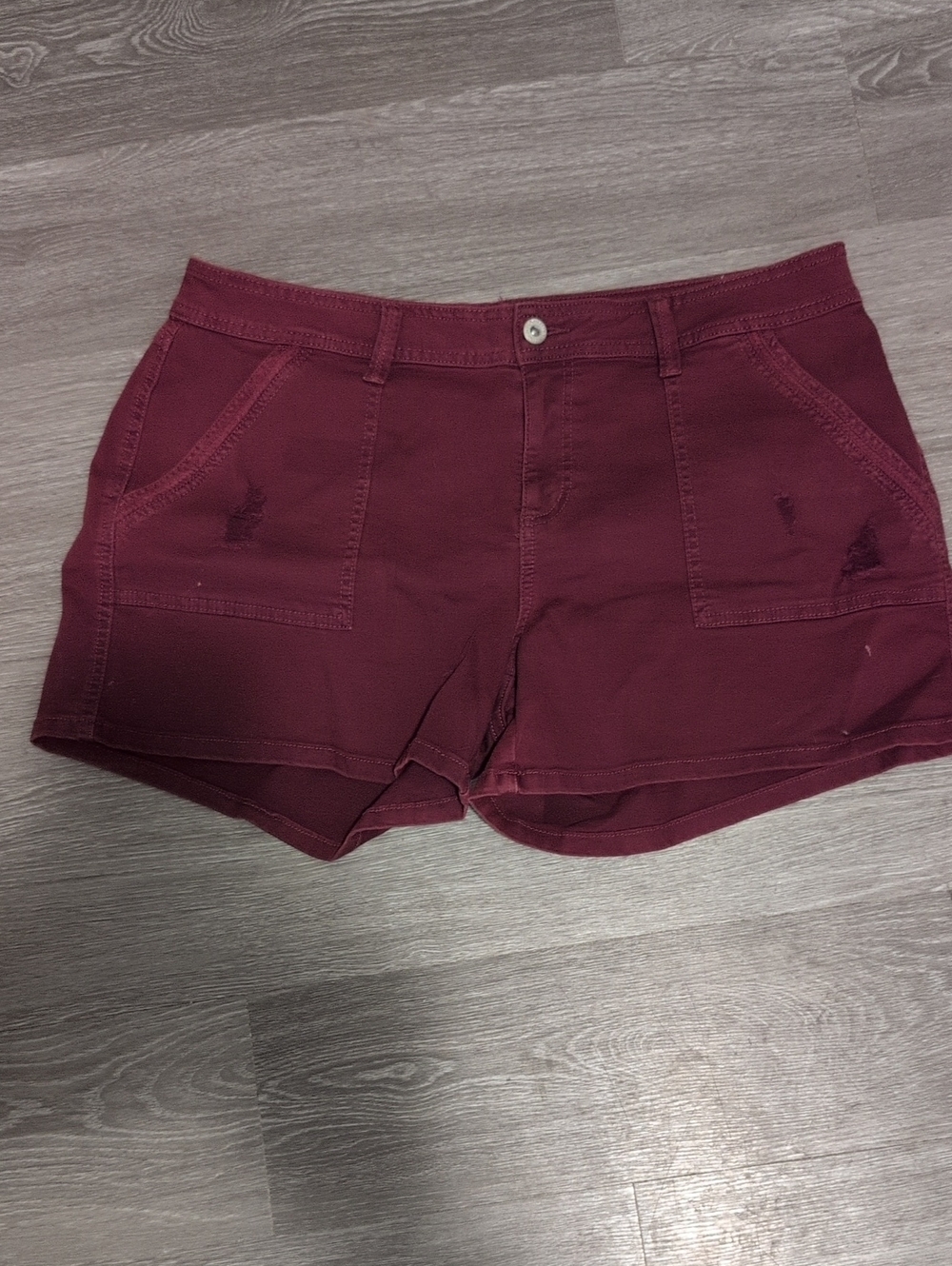 Women's Distressed Jean Shorts